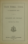 State Normal School at Bridgewater, Mass., Catalogue and Circular. Forty-Second Year, 1881-82