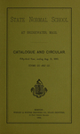 State Normal School at Bridgewater, Mass. Catalogue and Circular. Fifty-third Year, ending Aug. 31, 1893. Terms 120 and 121
