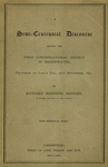 A Semi-Centennial Discourse before the First Congregational Society in Bridgewater, Delivered on Lord's Day, 17th September 1871 by Richard Manning Hodges