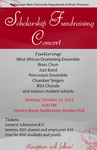 BSU Department of Music Scholarship Fundraising Gala Concert (October 22, 2012)