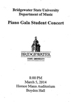 Piano Gala Student Concert (March 5, 2014)